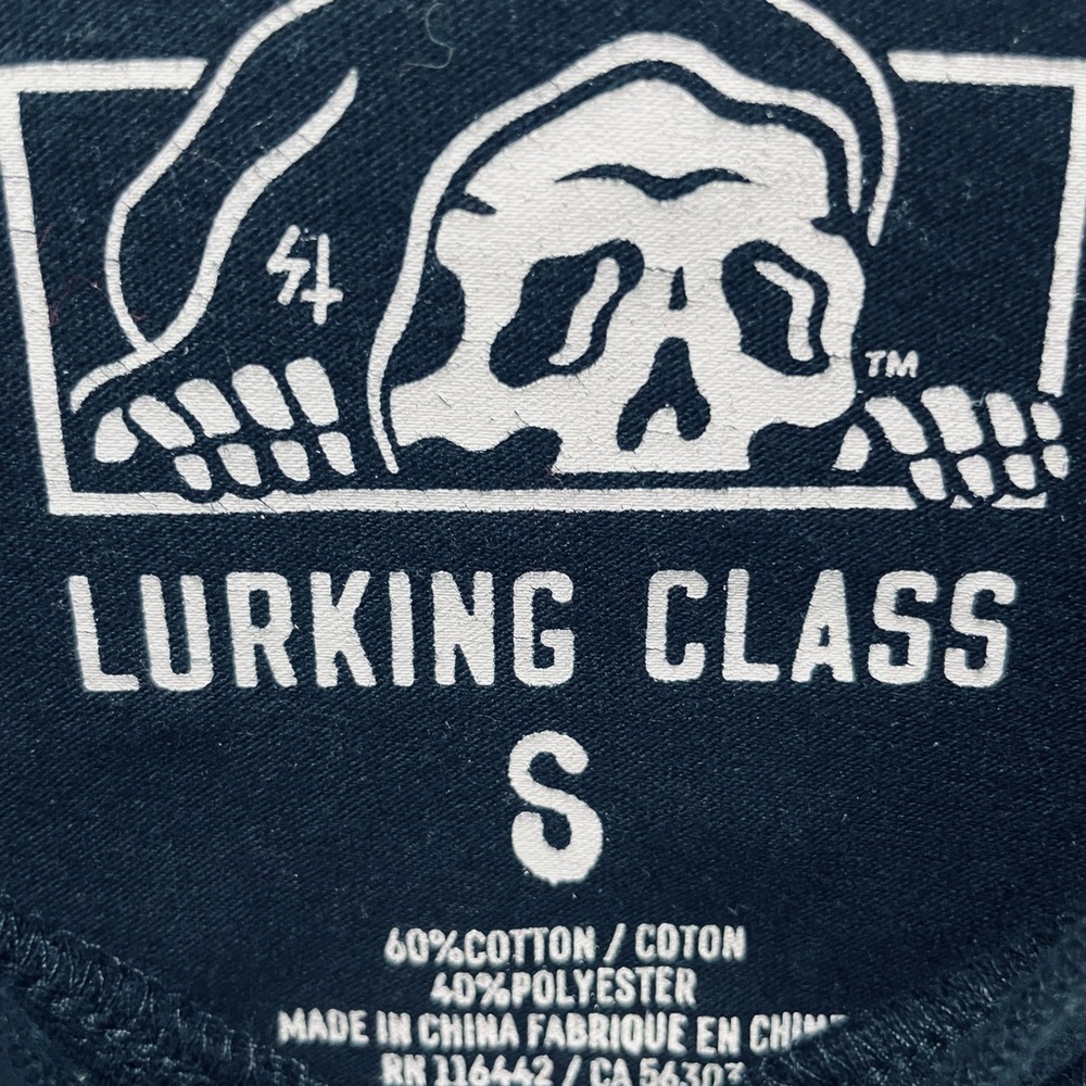 Lurking Class by Sketchy Tank Bones Black 2fer Long Sleeve T-Shirt mens Small - Picture 12 of 14